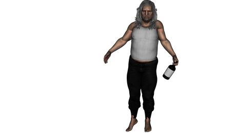 Second Life Marketplace - Drunk man